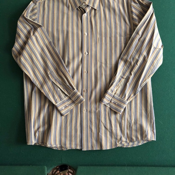 Fusion Striped Dress Shirt L - Picture 4 of 4